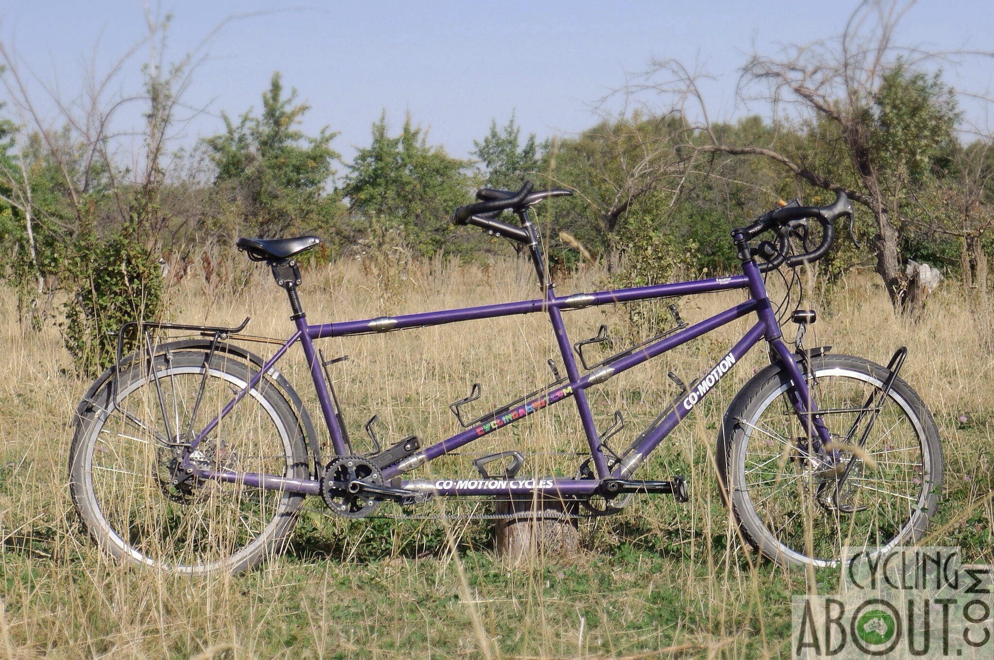 My Co-Motion tandem is a dream to ride - it’s super stiff and has a great geometry for touring.