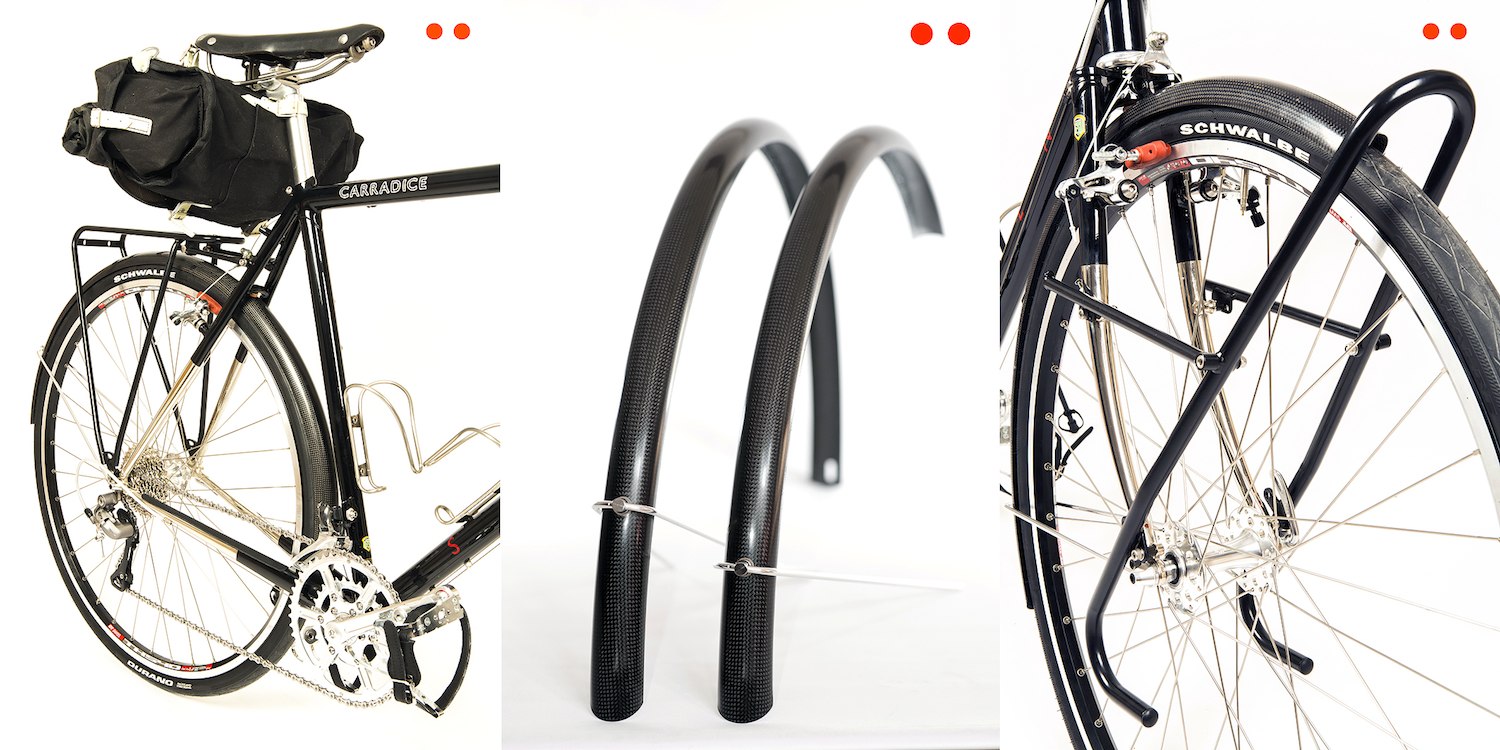 BIKE BICYCLE CYCLE FRONT AND REAR FULL MUDGUARDS 700 X 45 