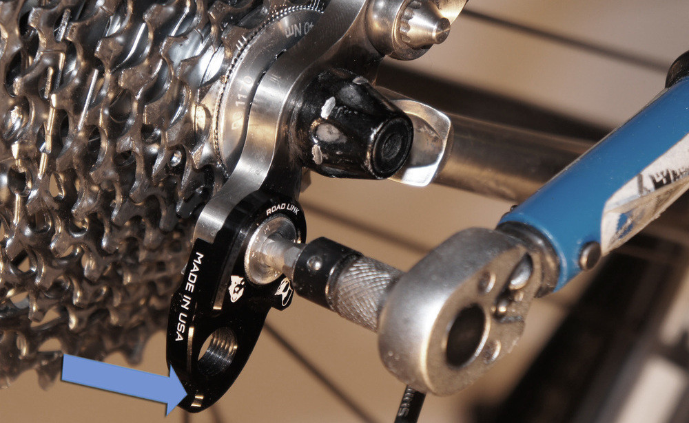The Lindarets RoadLink will allow you to use wider-range cassettes with your road derailleurs. 