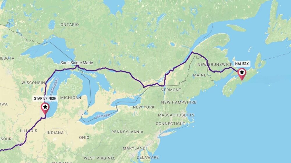 The Exact Route Lael Wilcox Will Cycle Around The World (372km Per Day)